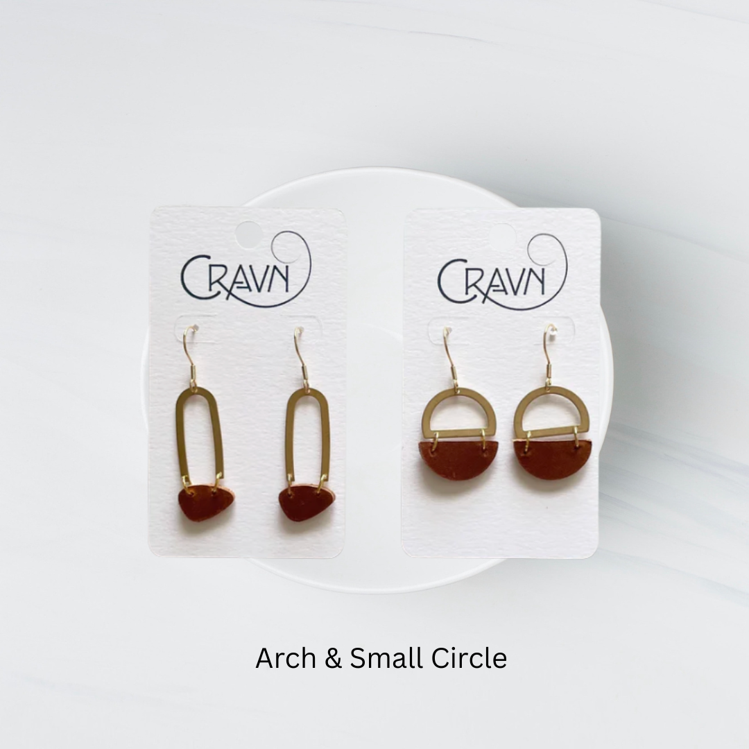 Duckfeet Box Handle Earrings