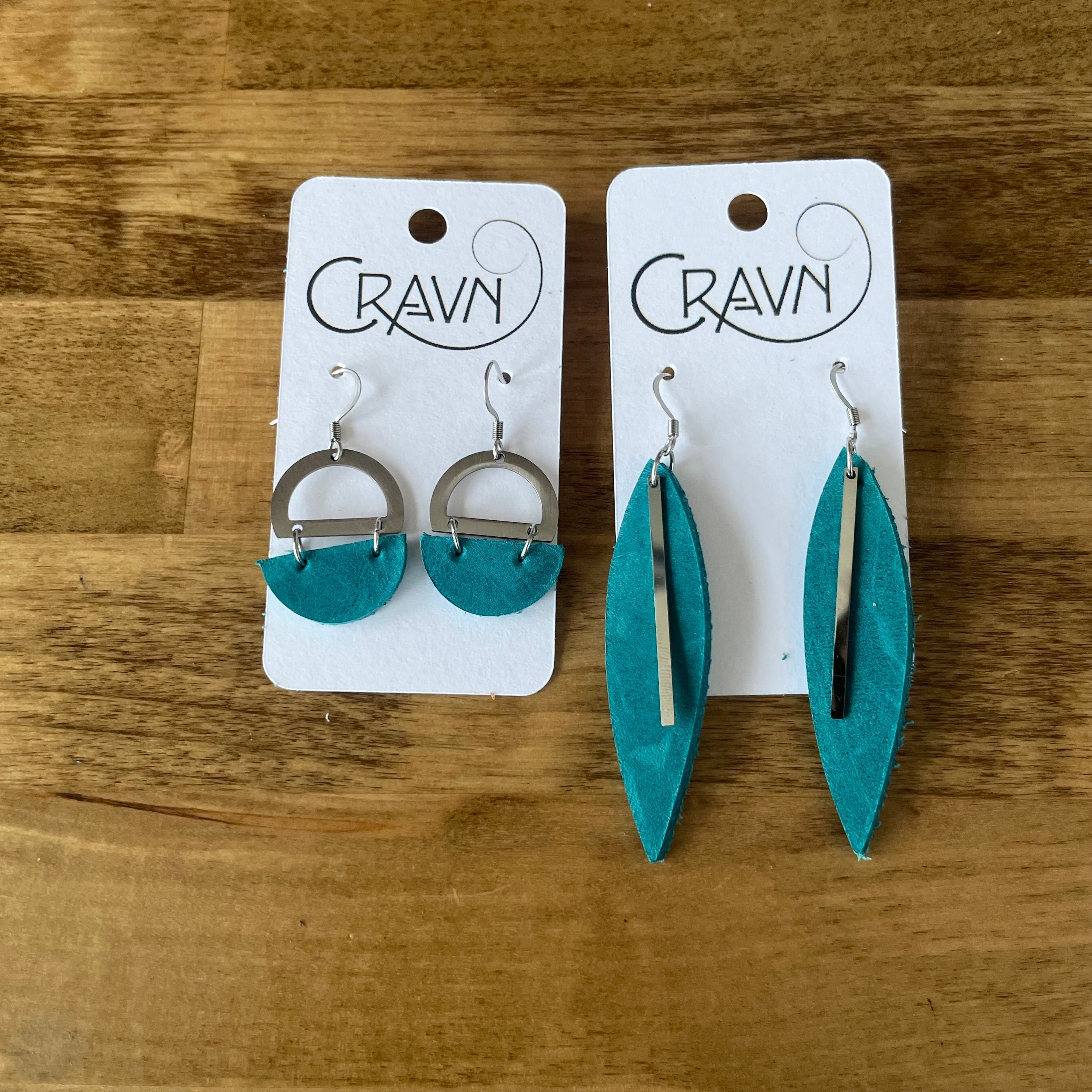 Duckfeet Box Handle Earrings
