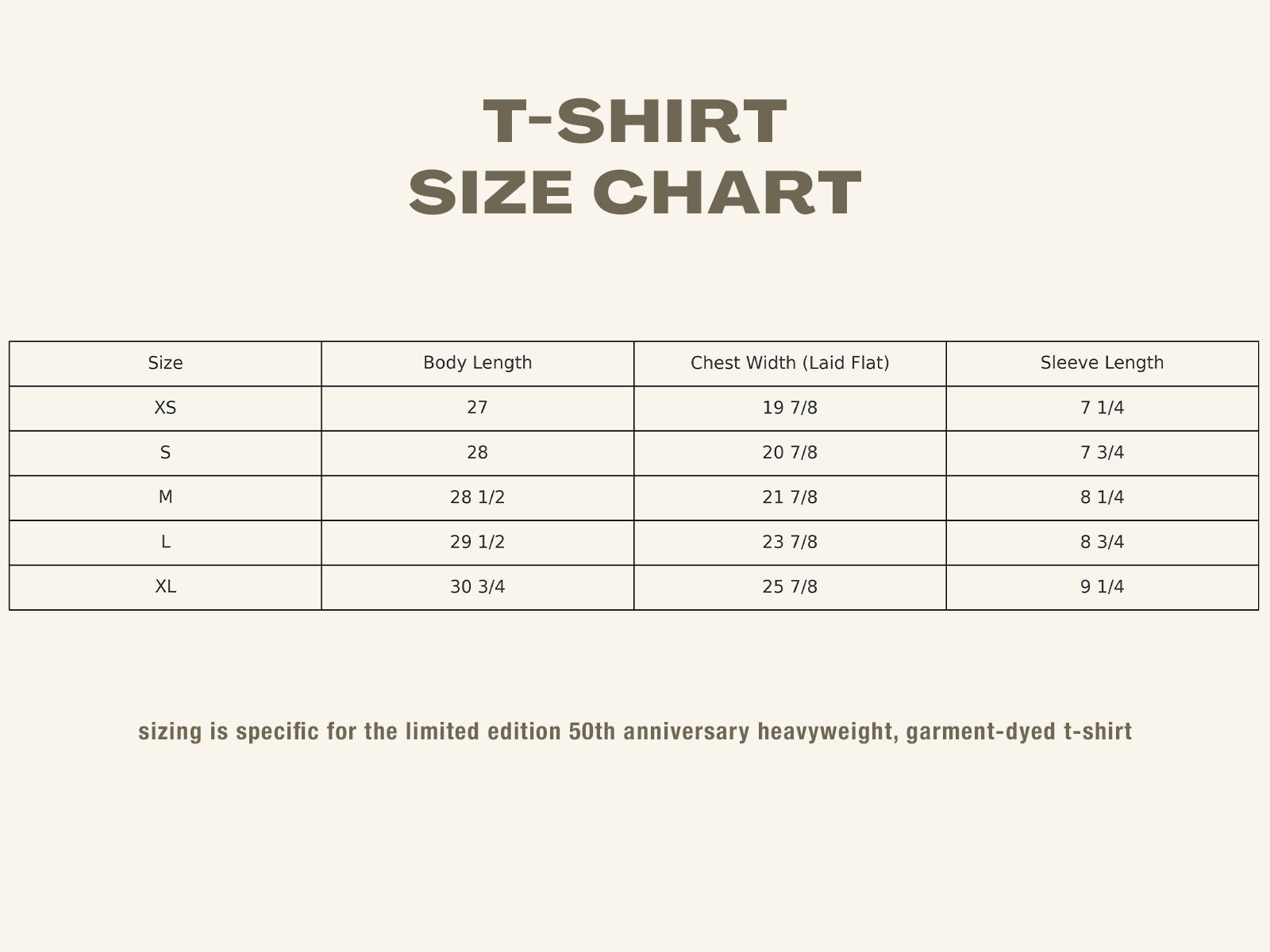 50th Anniversary Collection T-Shirt - Limited Edition