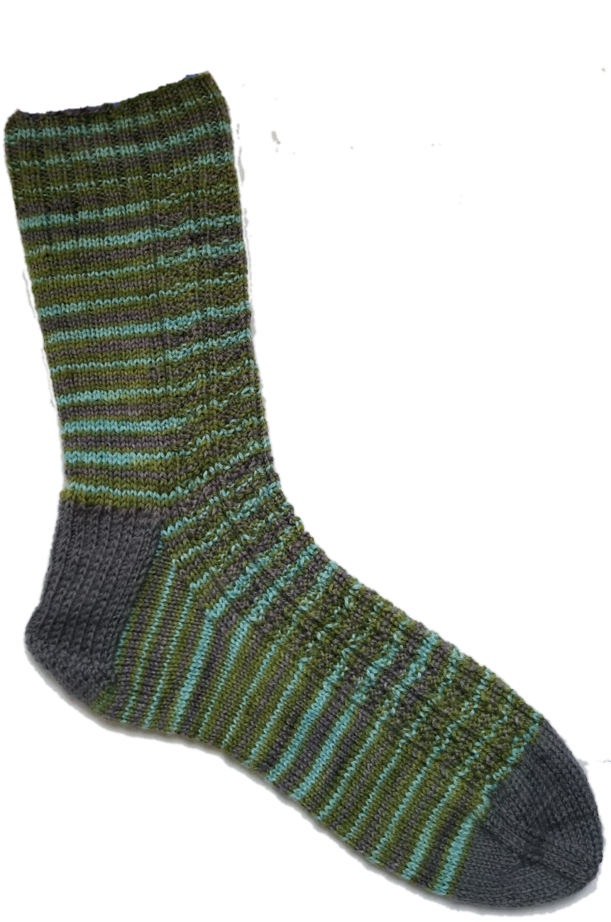 Arethusa Falls Sock PDF Knitting Pattern