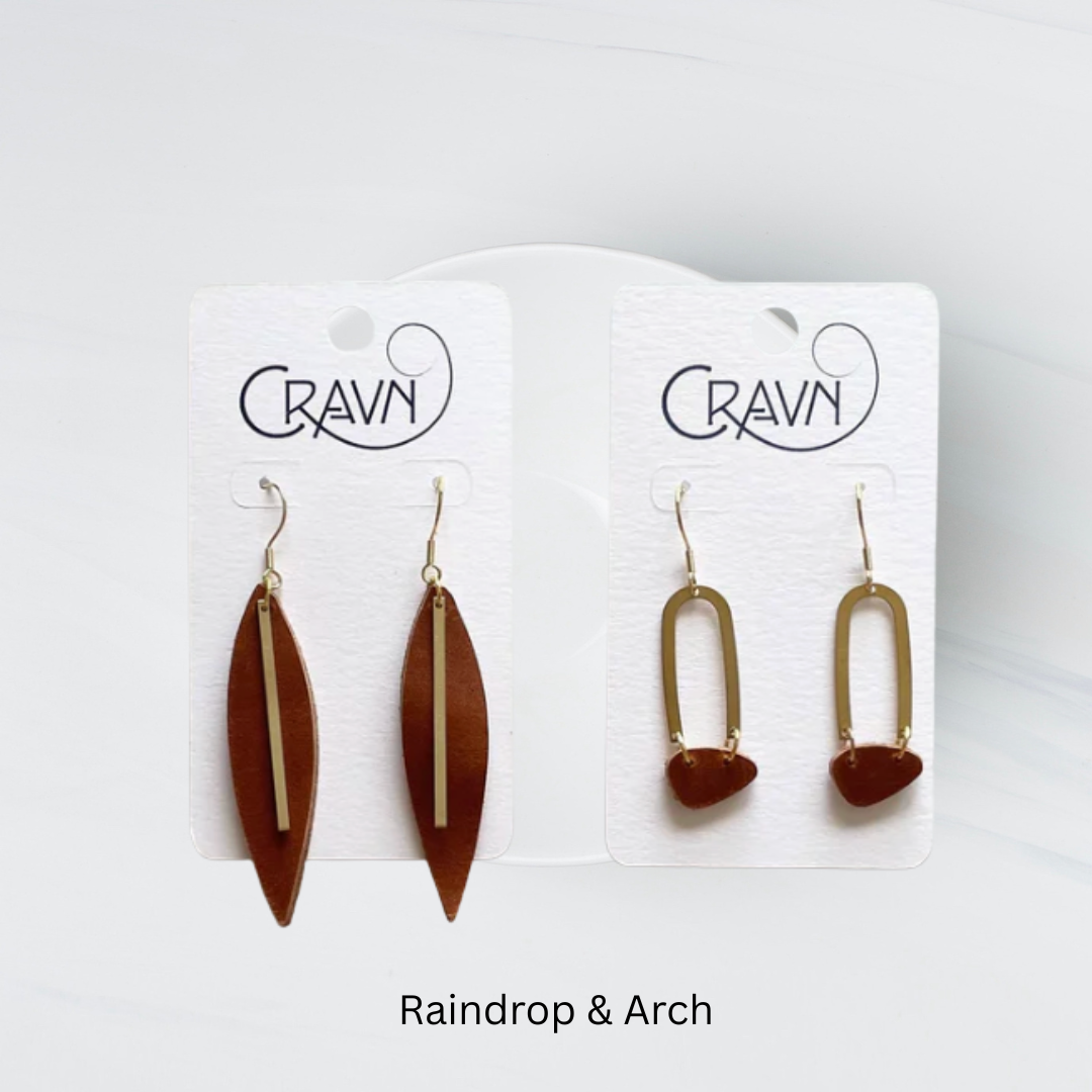 Duckfeet Box Handle Earrings