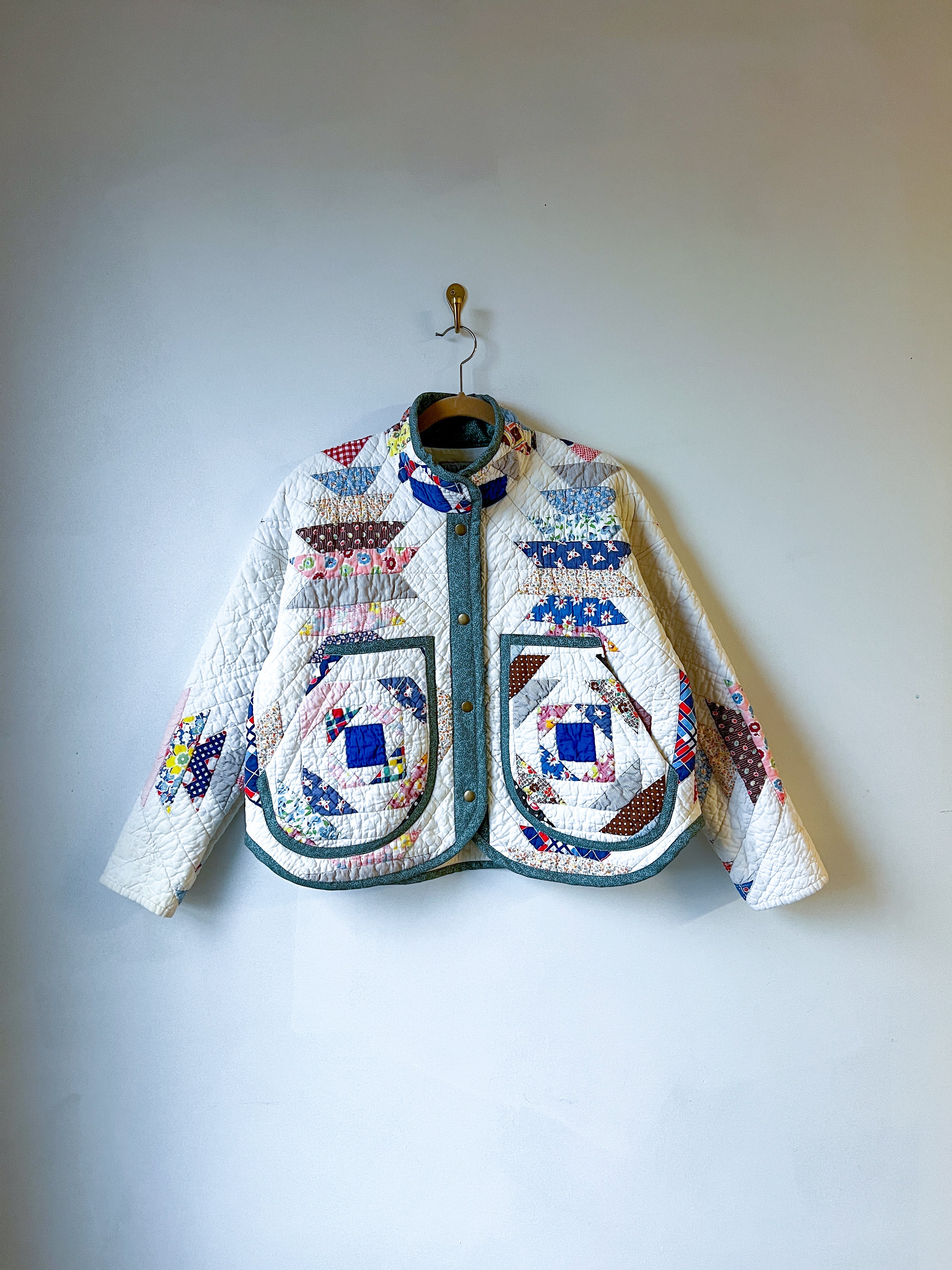 One-of-a-Kind: Pineapple Block Flora Jacket (S)