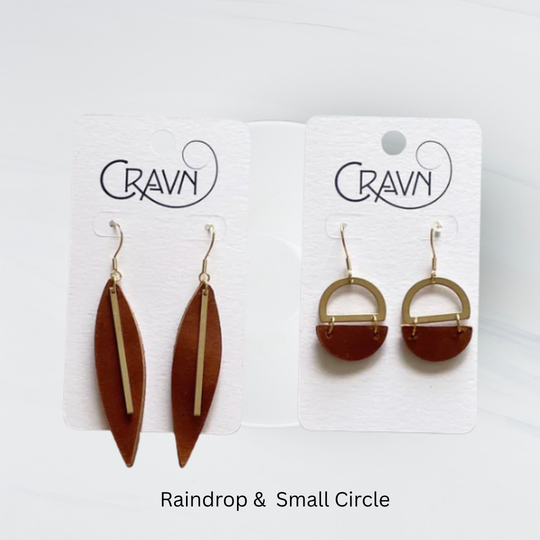 Duckfeet Box Handle Earrings