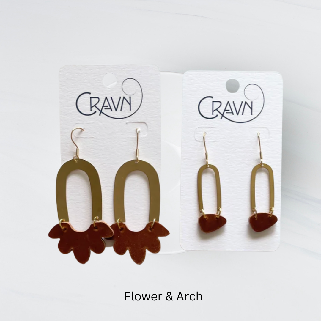 Duckfeet Box Handle Earrings