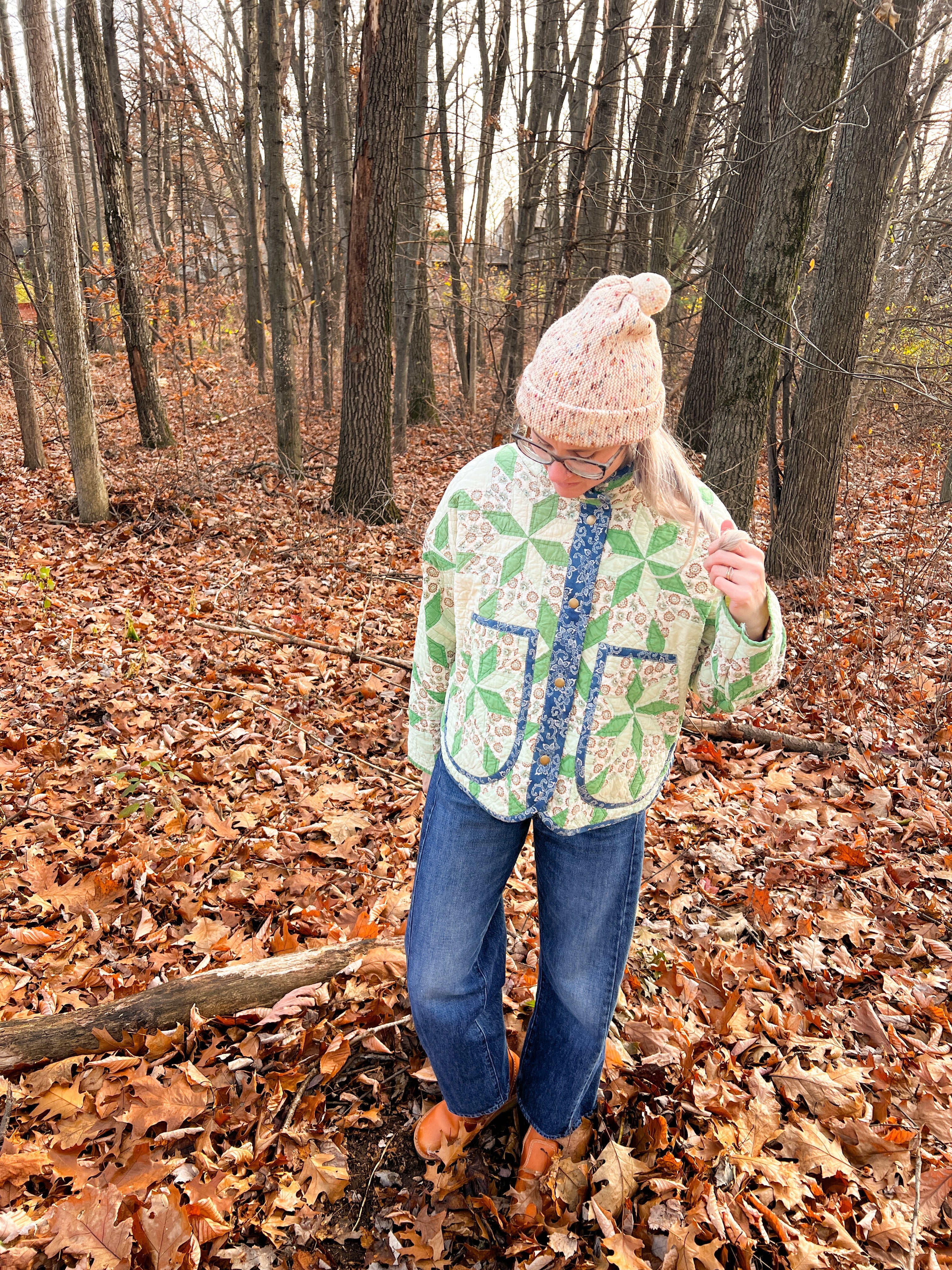 One-of-a-Kind: Touching Star Flora Jacket (L)