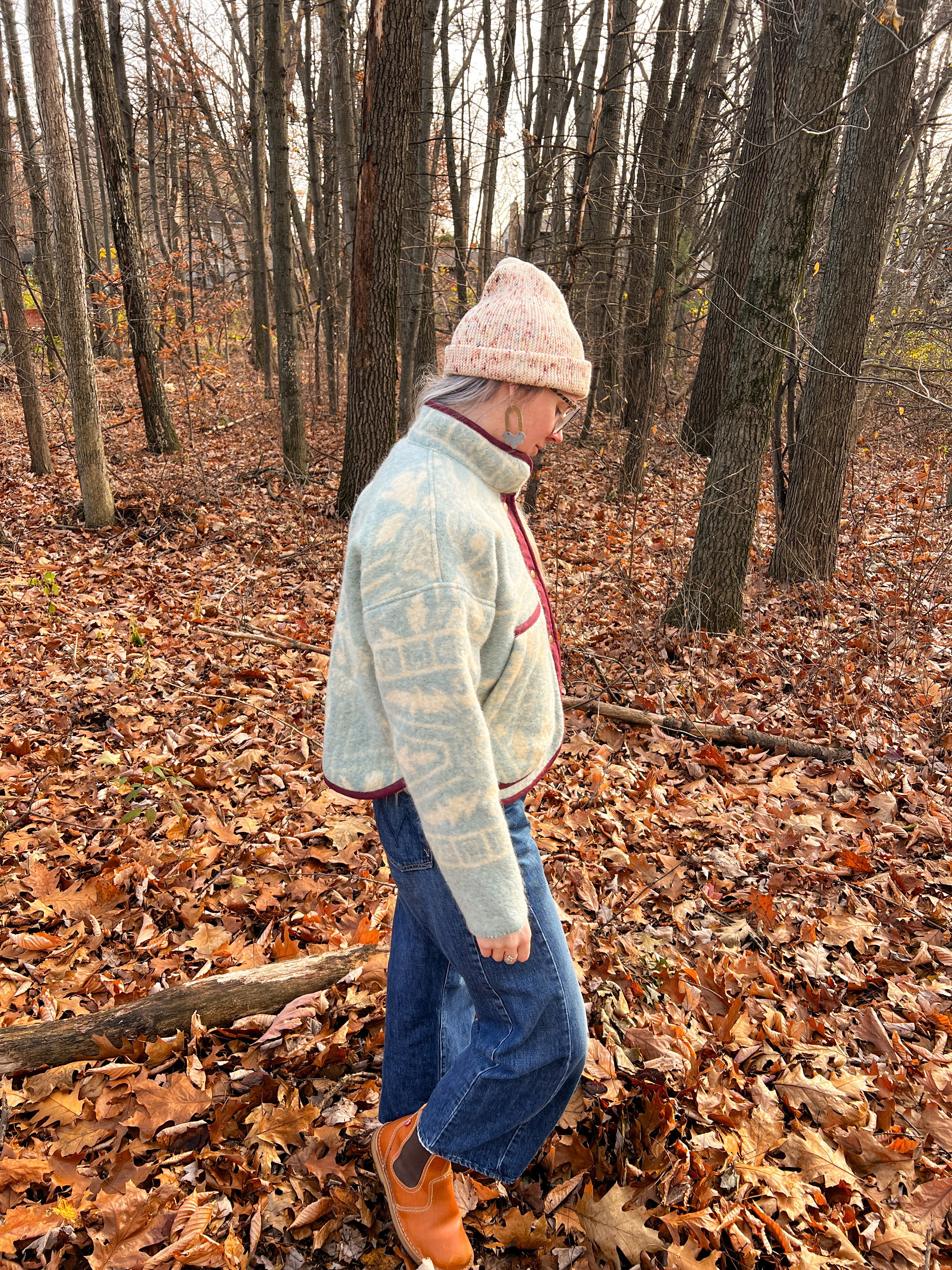 One-of-a-Kind: Orr Health Wool Blanket Flora Jacket (S)