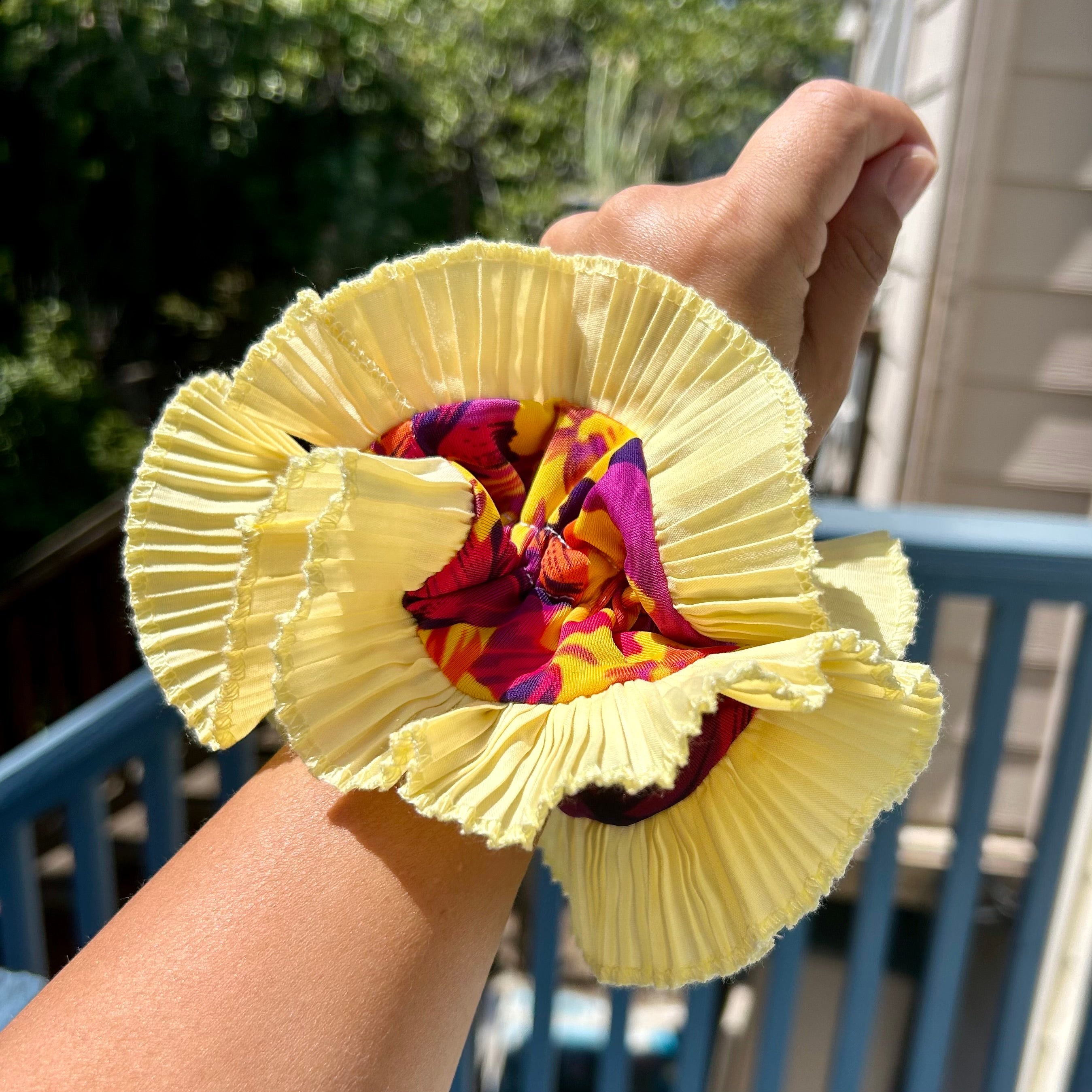 Oversized Scrunchie - Tropical Double