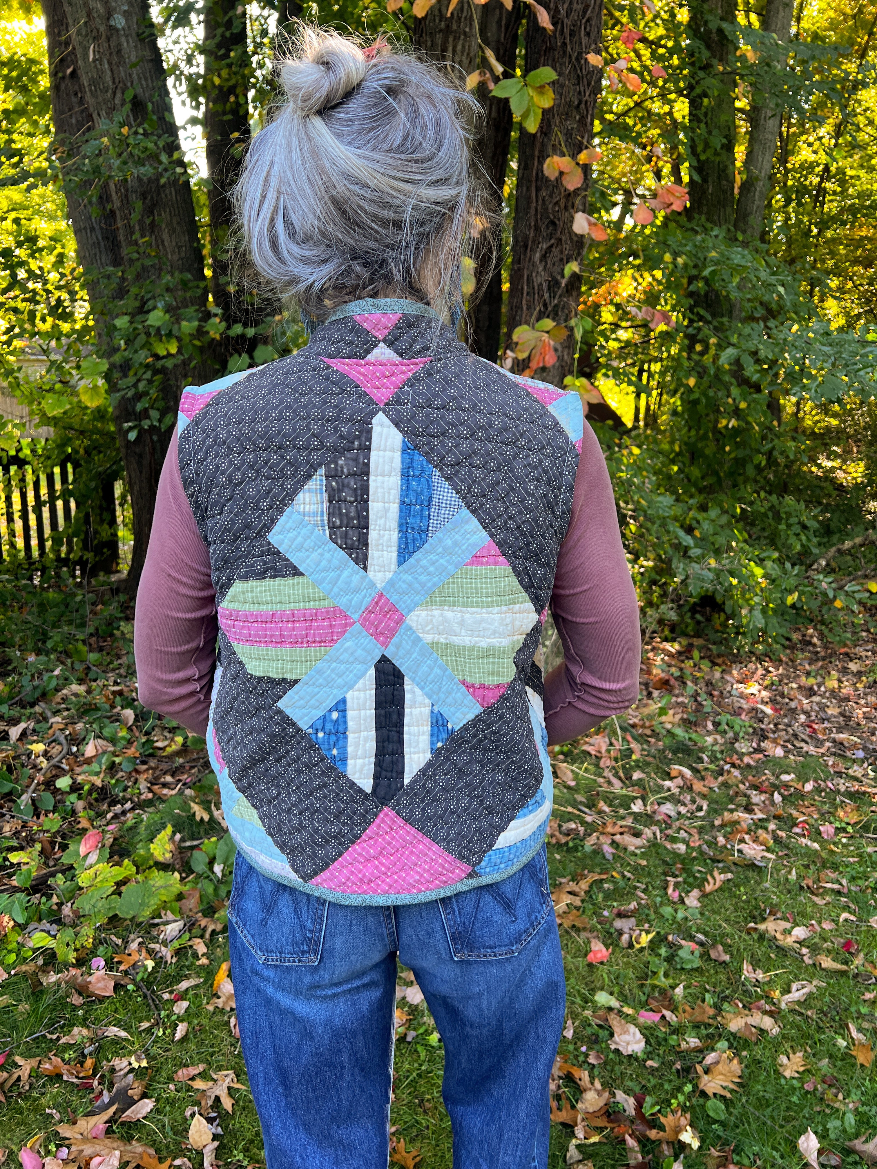 One-of-a-Kind: Broken Arrows Quilt Vest (XS-M)