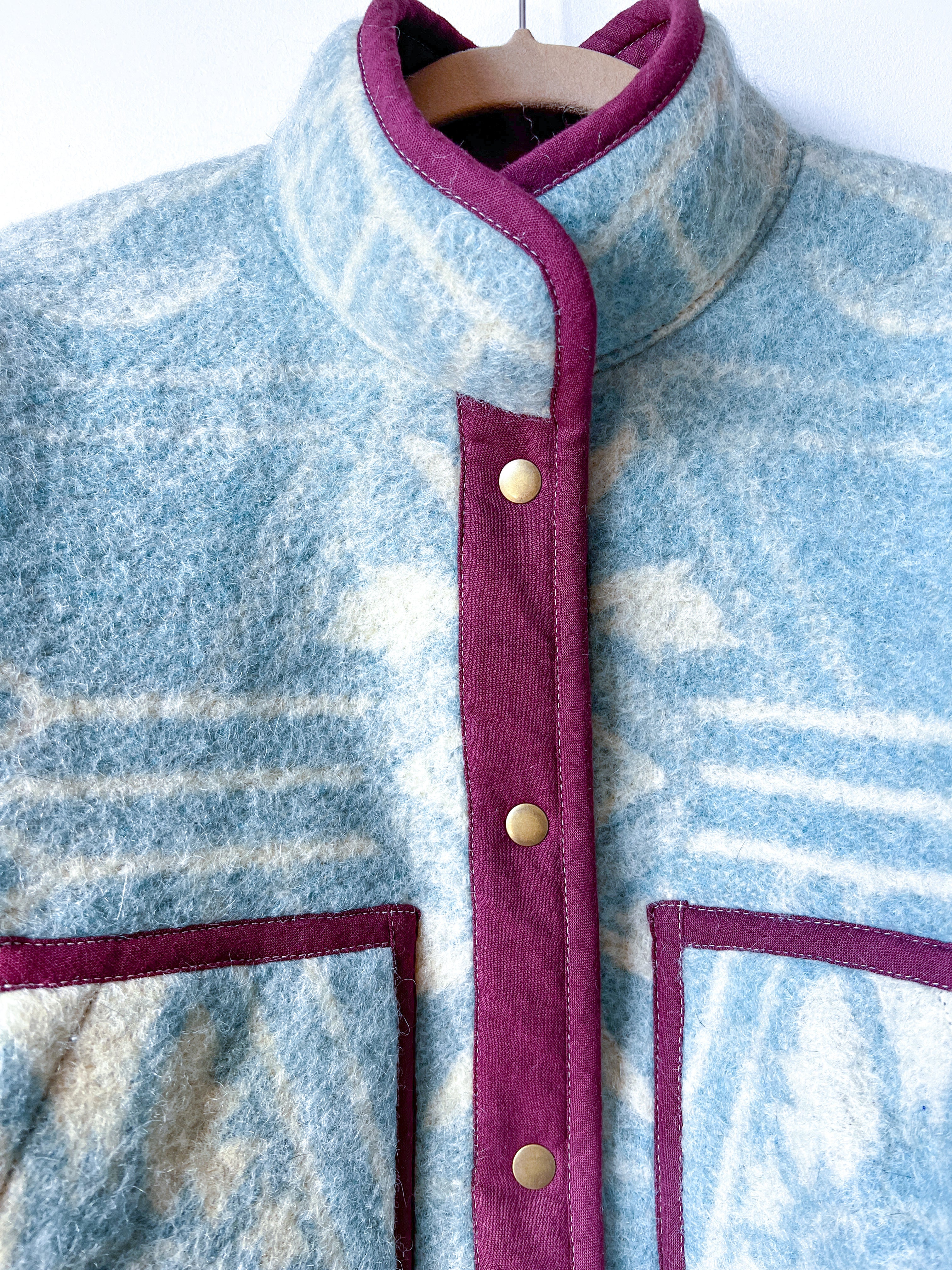 One-of-a-Kind: Orr Health Wool Blanket Flora Jacket (S)