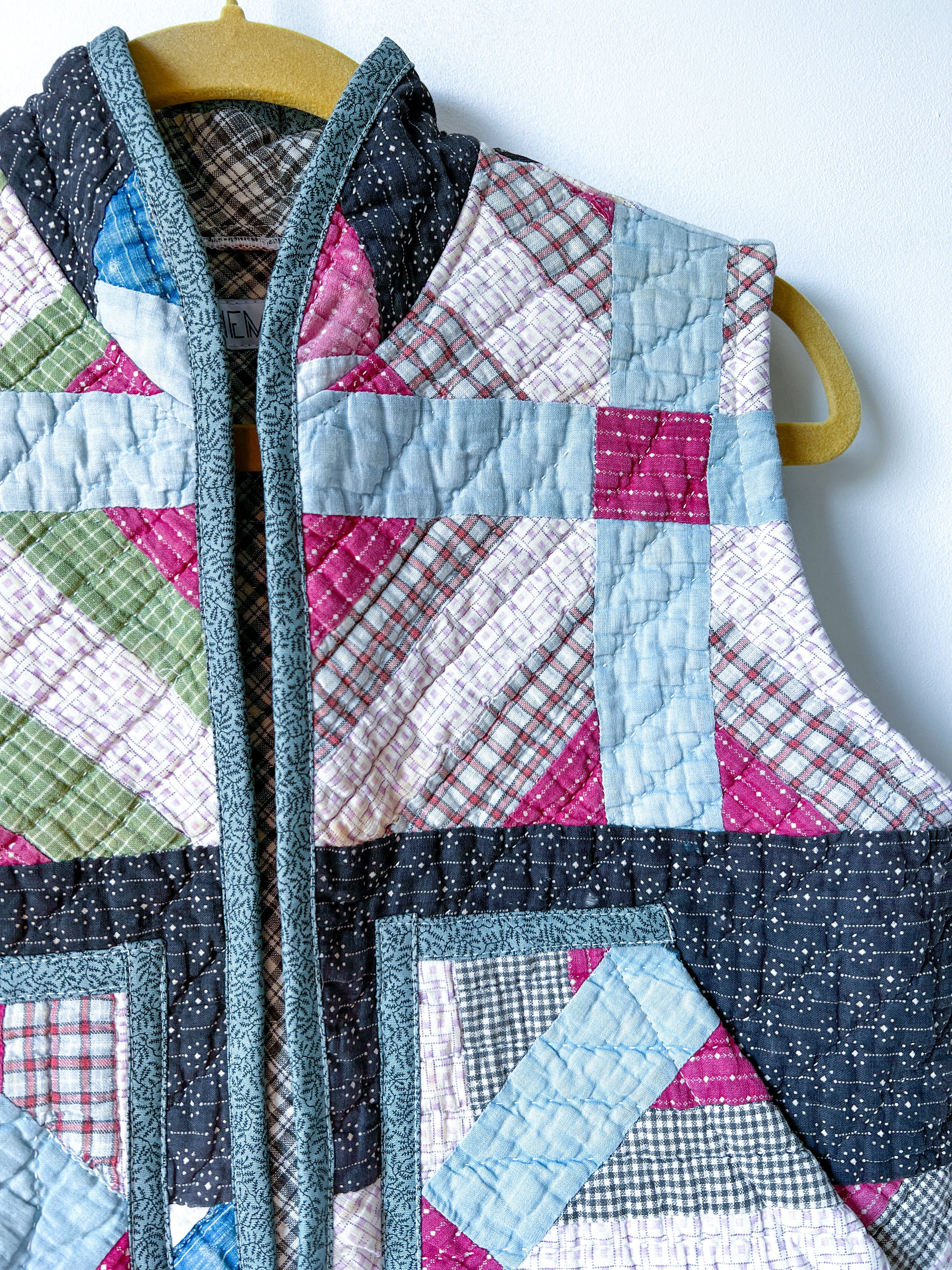 One-of-a-Kind: Broken Arrows Quilt Vest (XS-M)