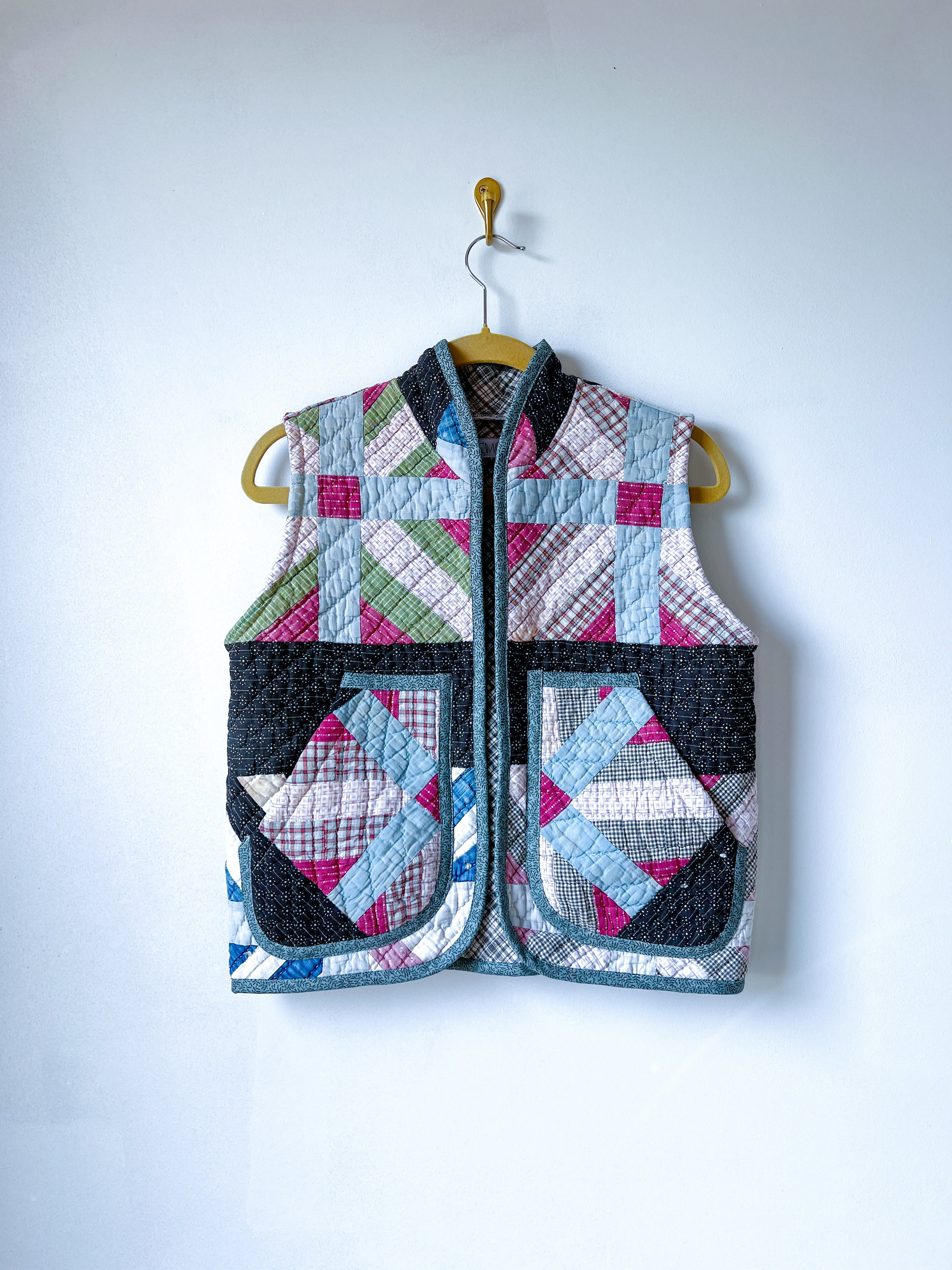 One-of-a-Kind: Broken Arrows Quilt Vest (XS-M)