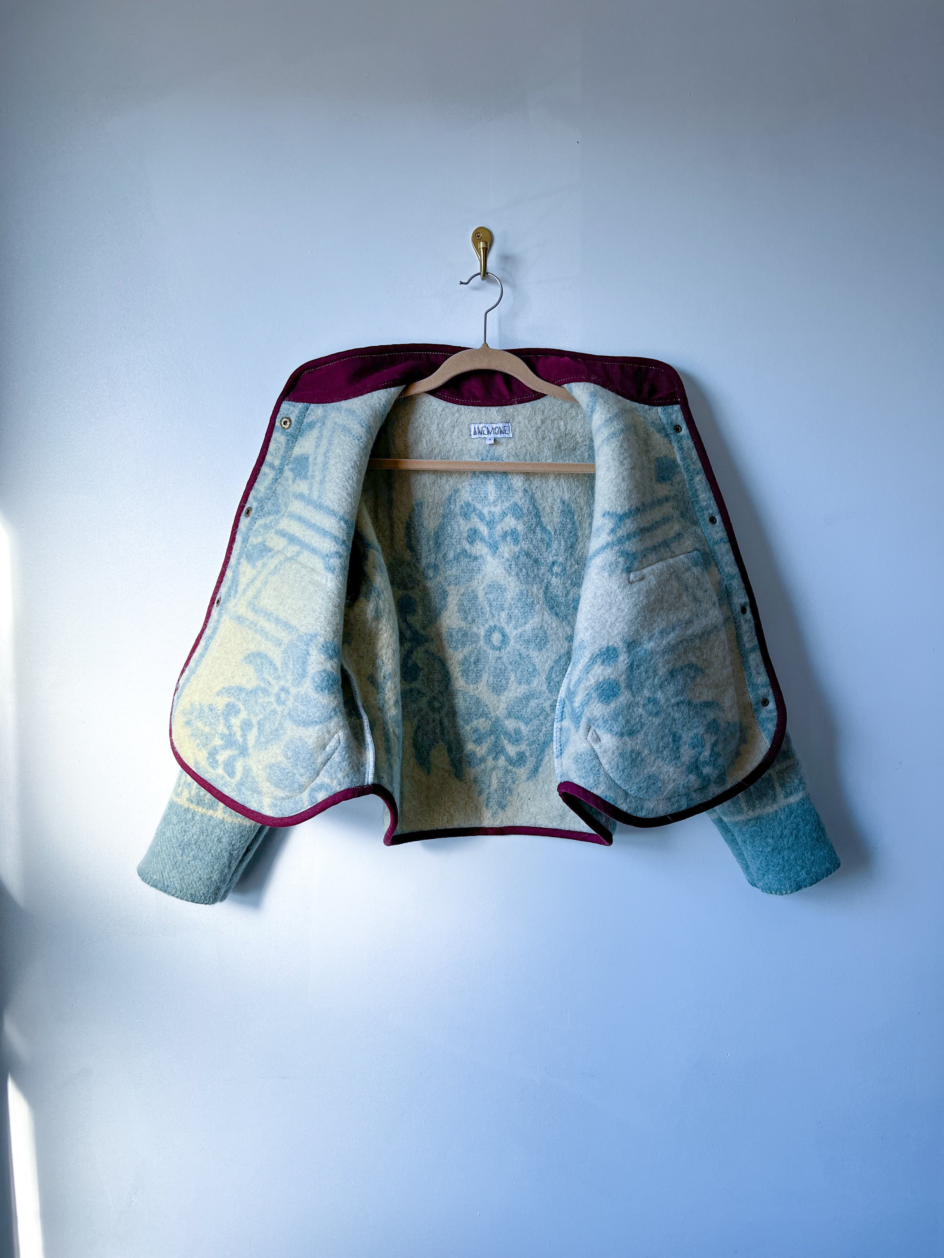 One-of-a-Kind: Orr Health Wool Blanket Flora Jacket (S)