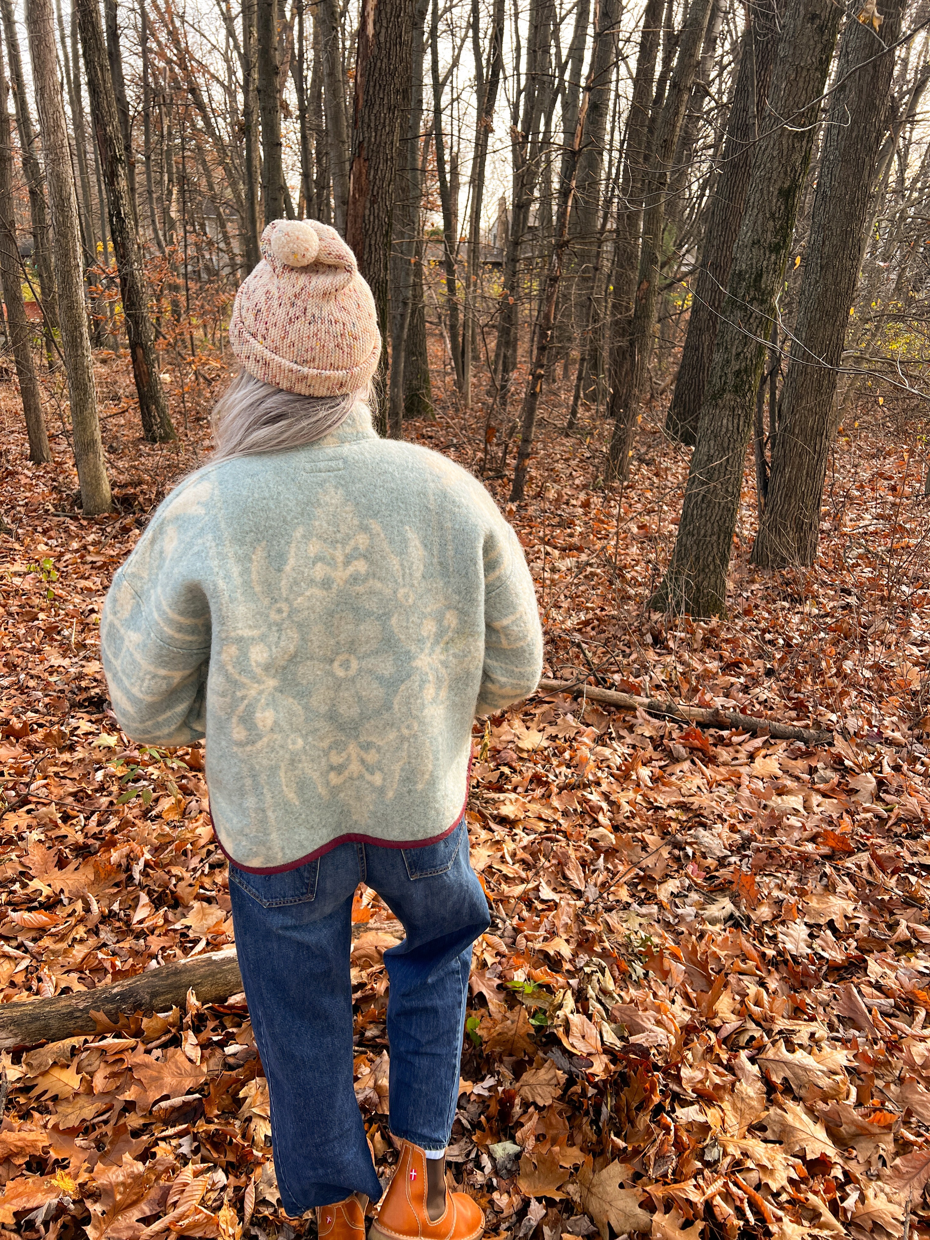 One-of-a-Kind: Orr Health Wool Blanket Flora Jacket (S)