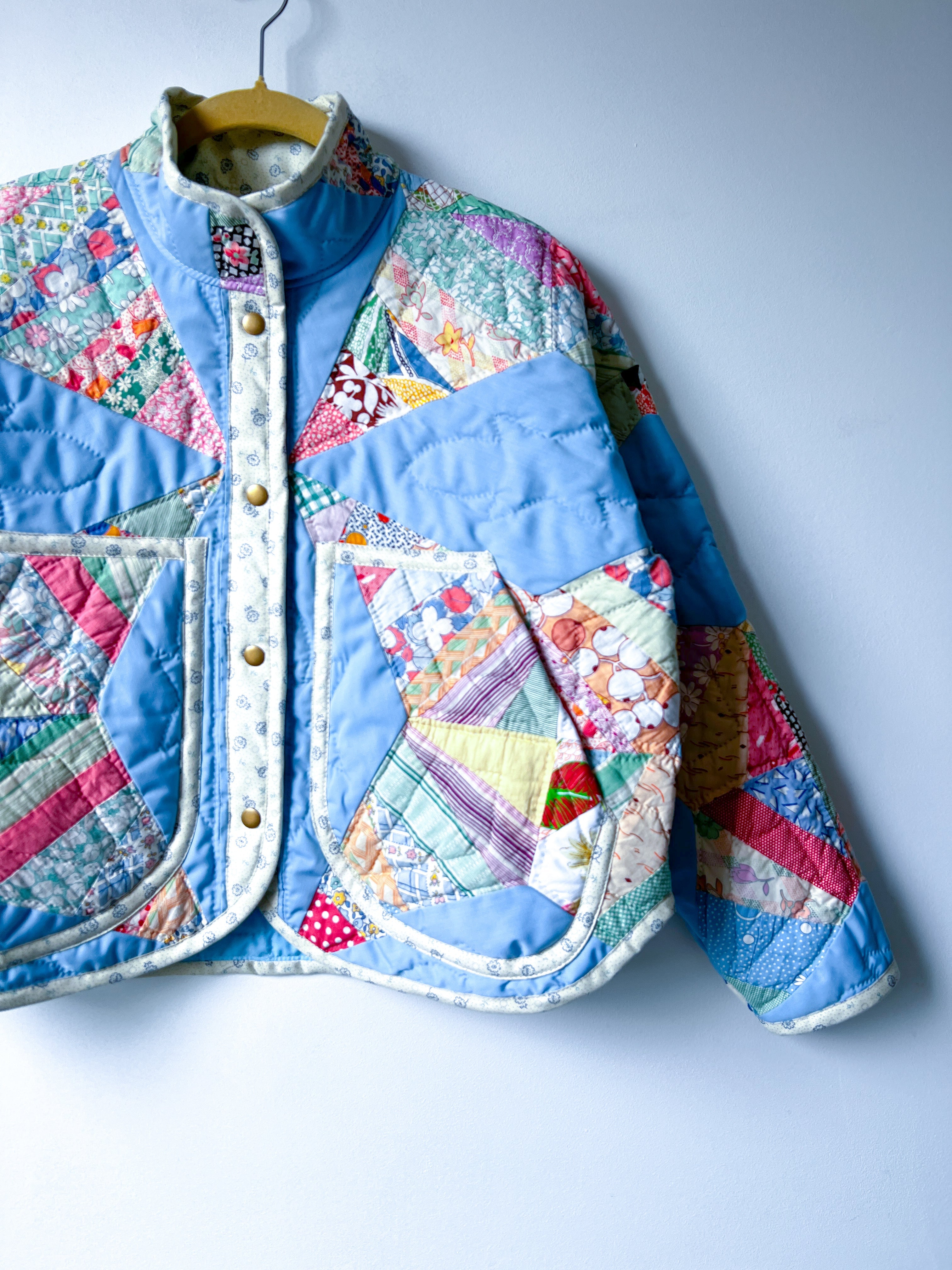 One-of-a-Kind: Rocky Road to Kansas Flora Jacket (S)