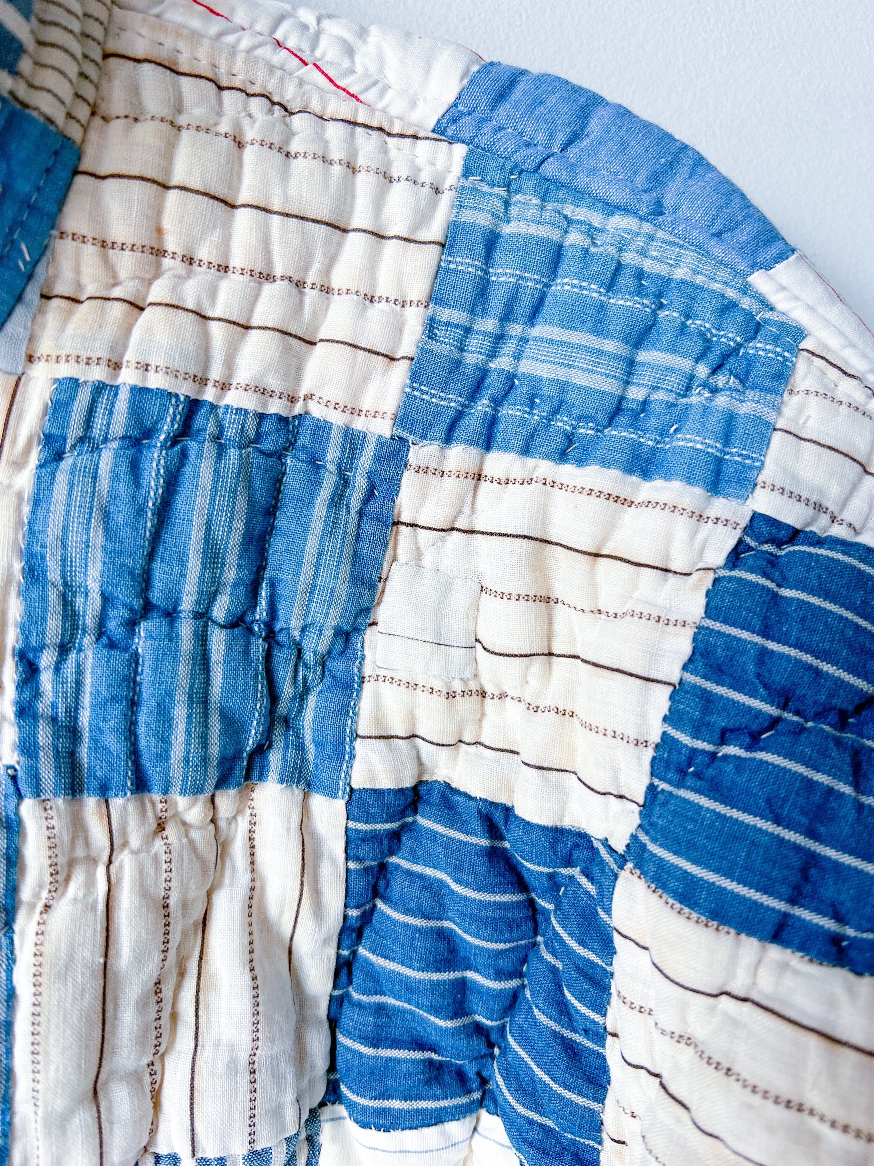 One-of-a-Kind: Patchwork Blues Flora Jacket (S)