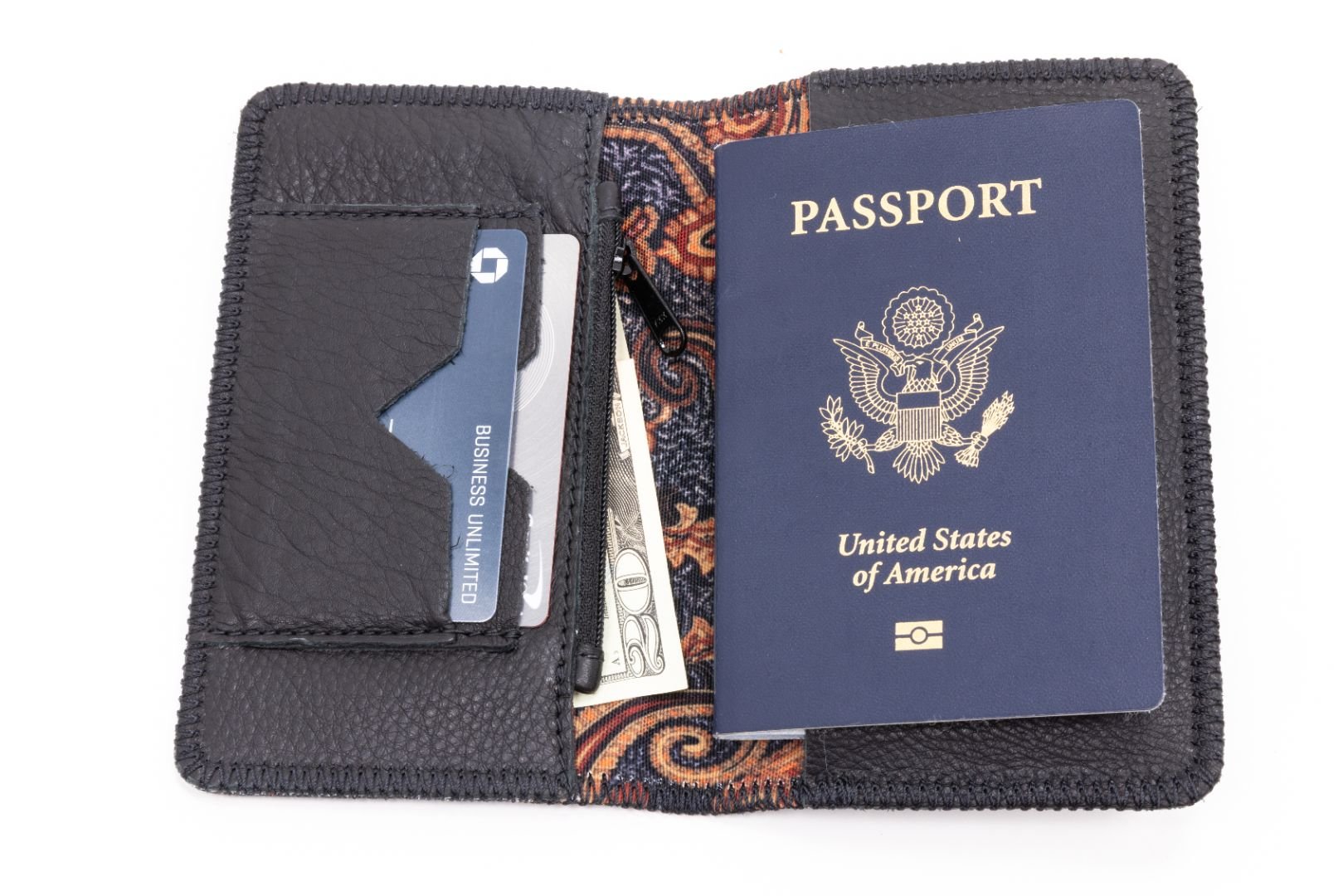 Black Travel Wallet