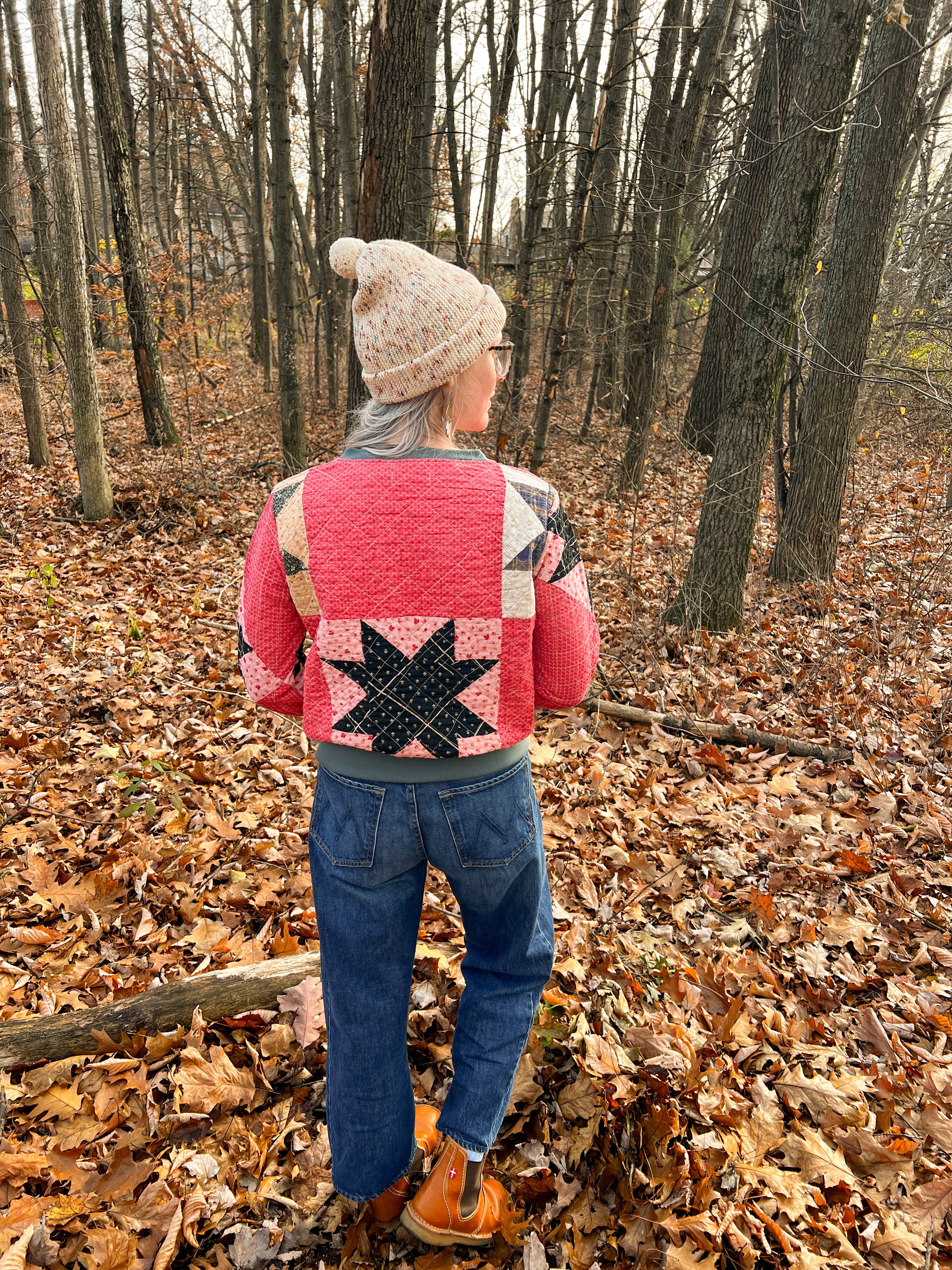 One-of-a-Kind: Square and Points Pullover (M)