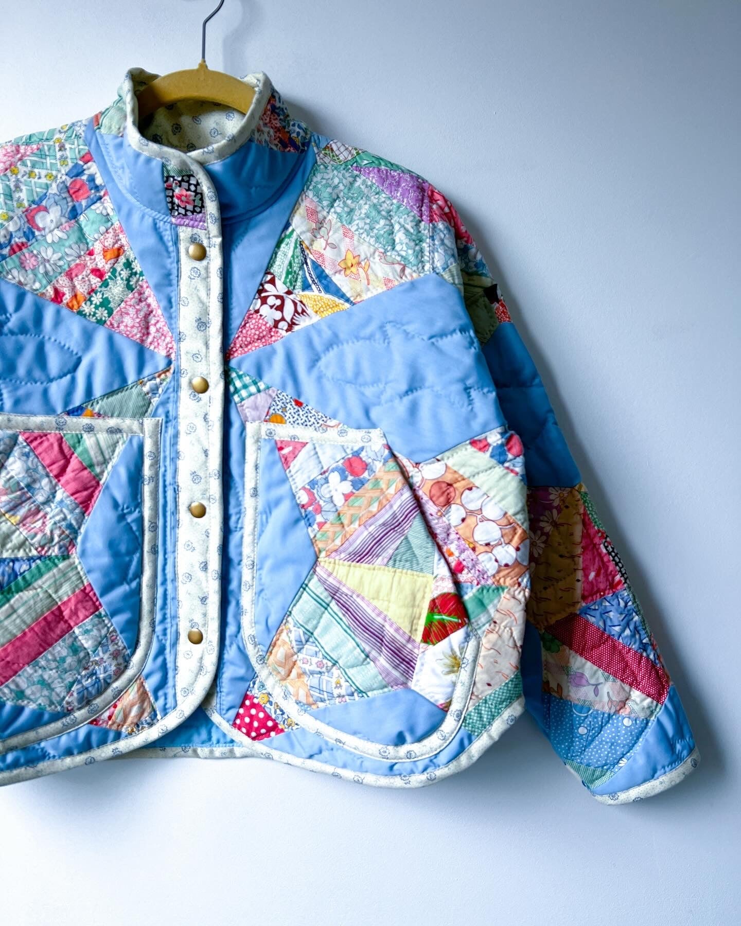 One-of-a-Kind: Rocky Road to Kansas Flora Jacket (S)