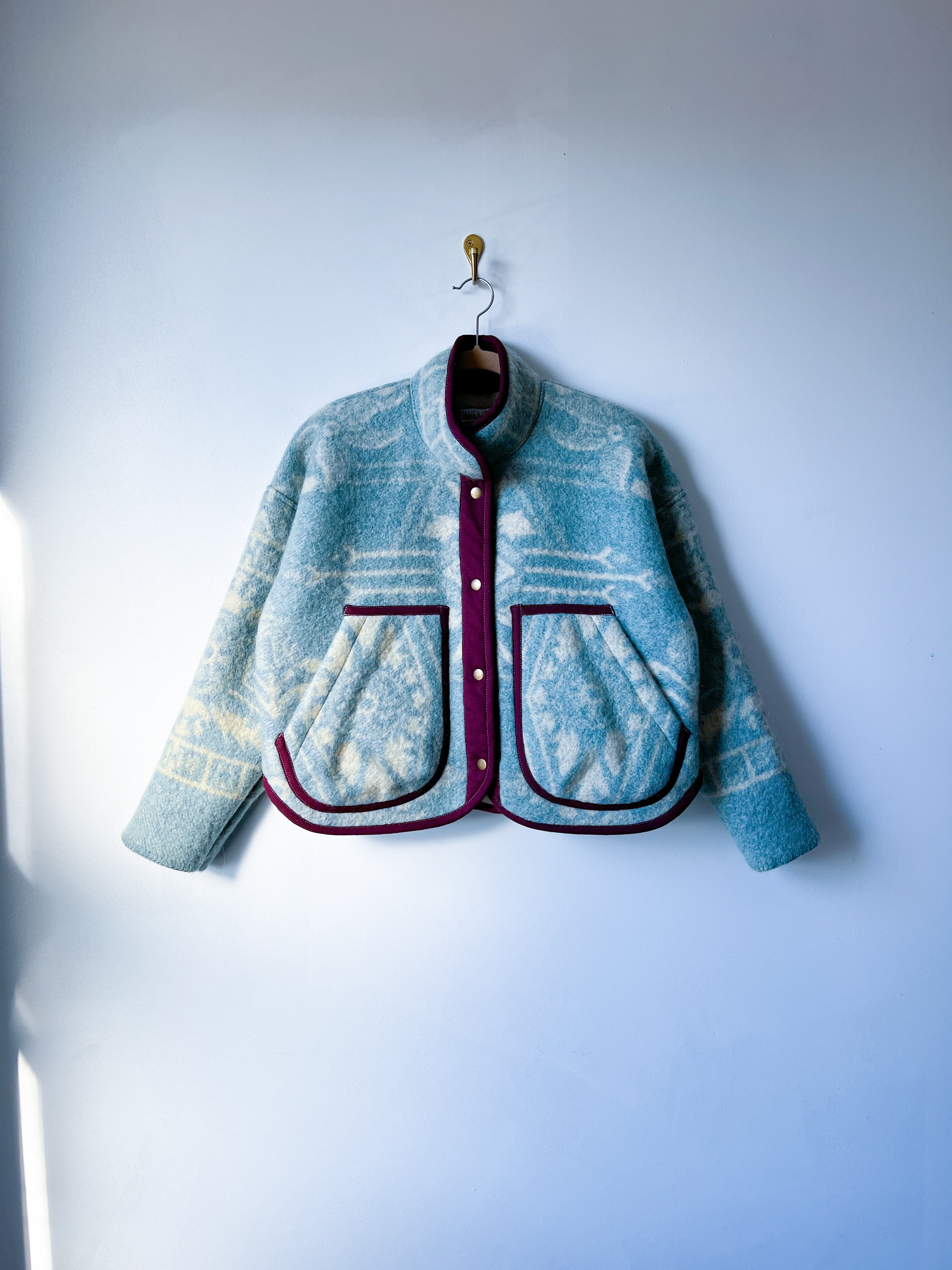 One-of-a-Kind: Orr Health Wool Blanket Flora Jacket (S)