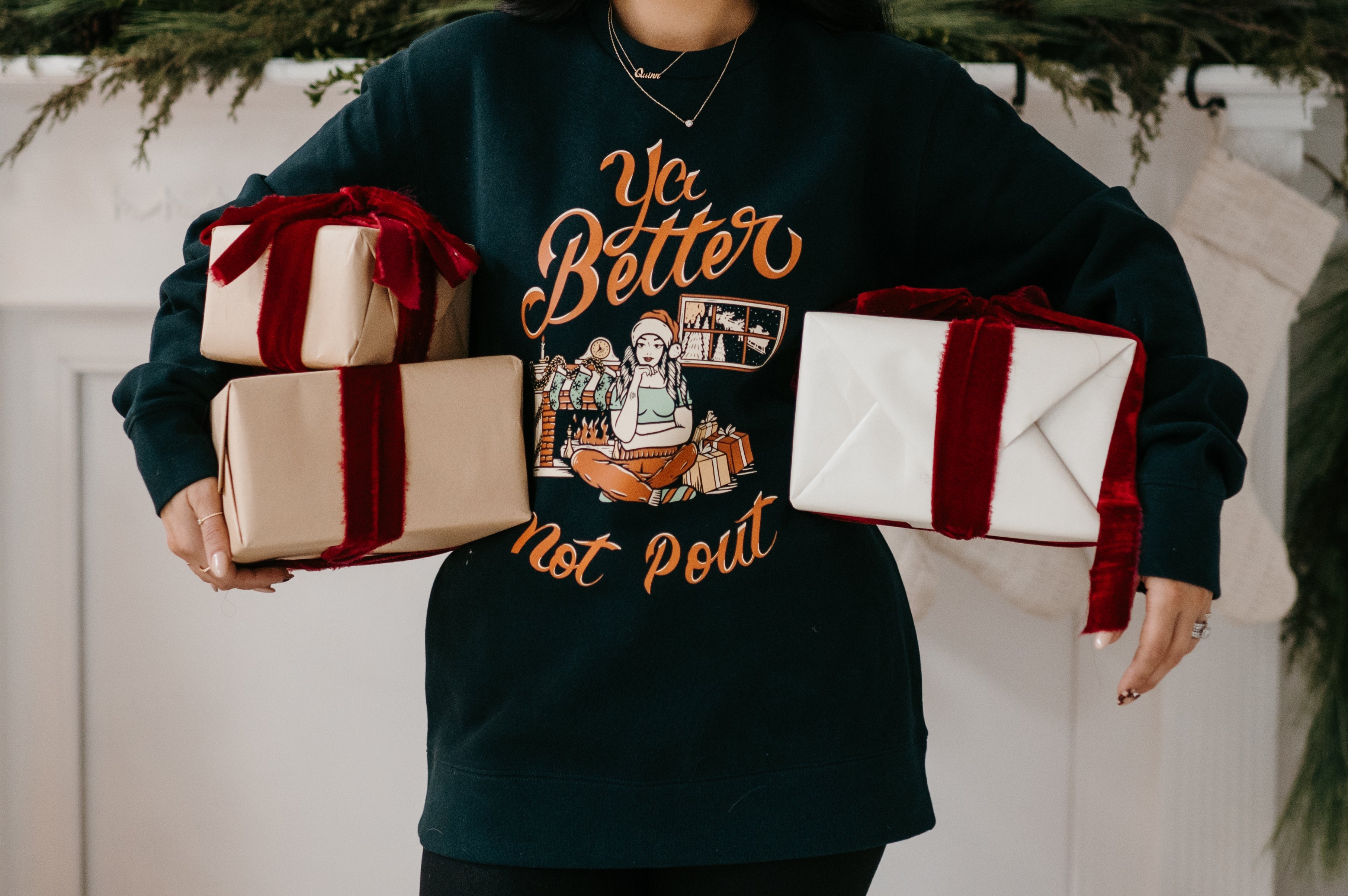 Ya Better Not Pout Christmas Crewneck