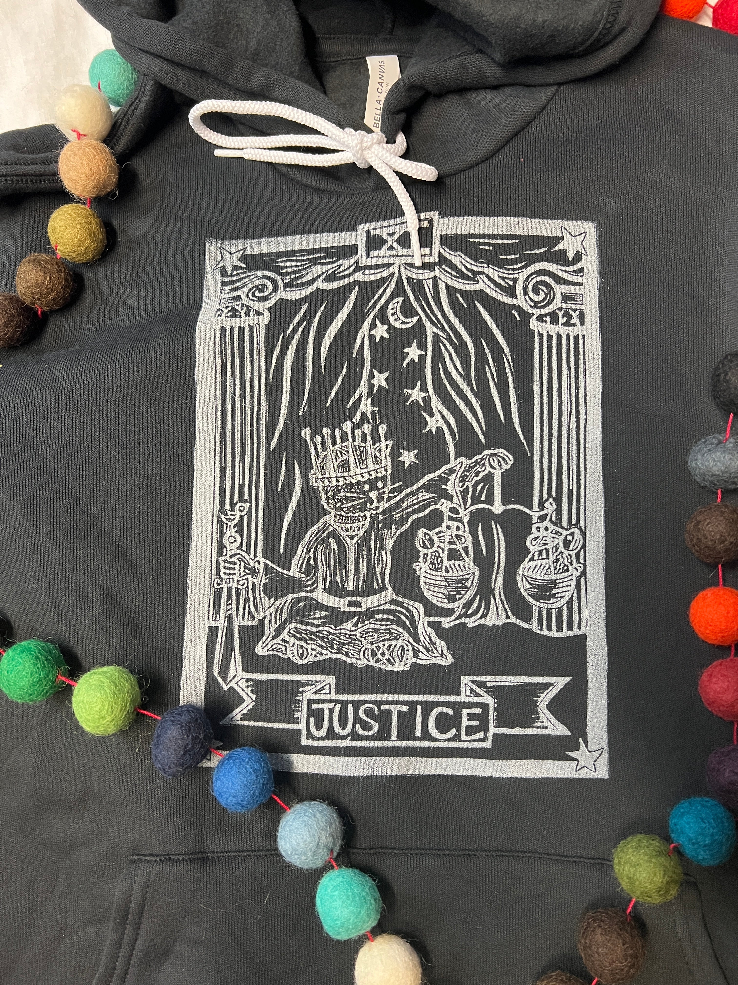 Justice - Tarot Cat Sweatshirt - Hoodie - Limited Edition