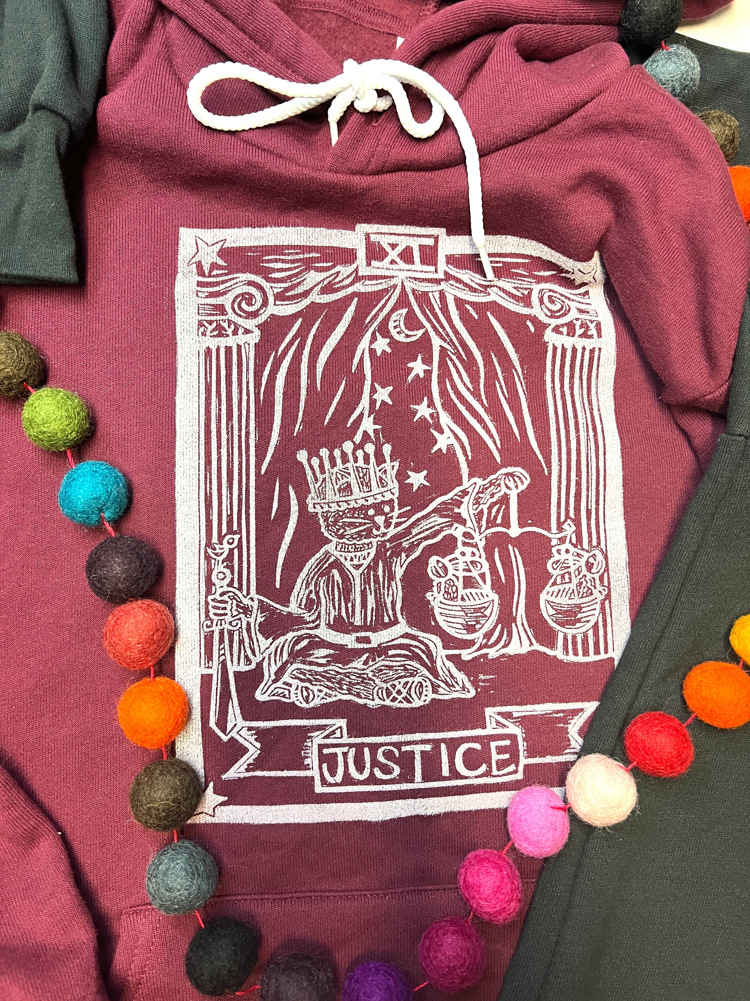 Justice - Tarot Cat Sweatshirt - Hoodie - Limited Edition