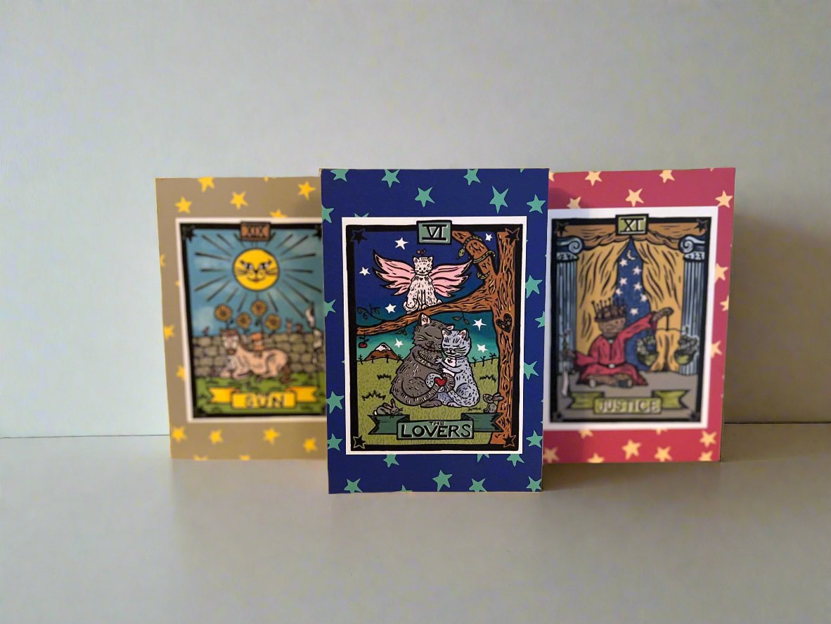 The Empress Tarot 4" x 6" Wood Block - ready to hang