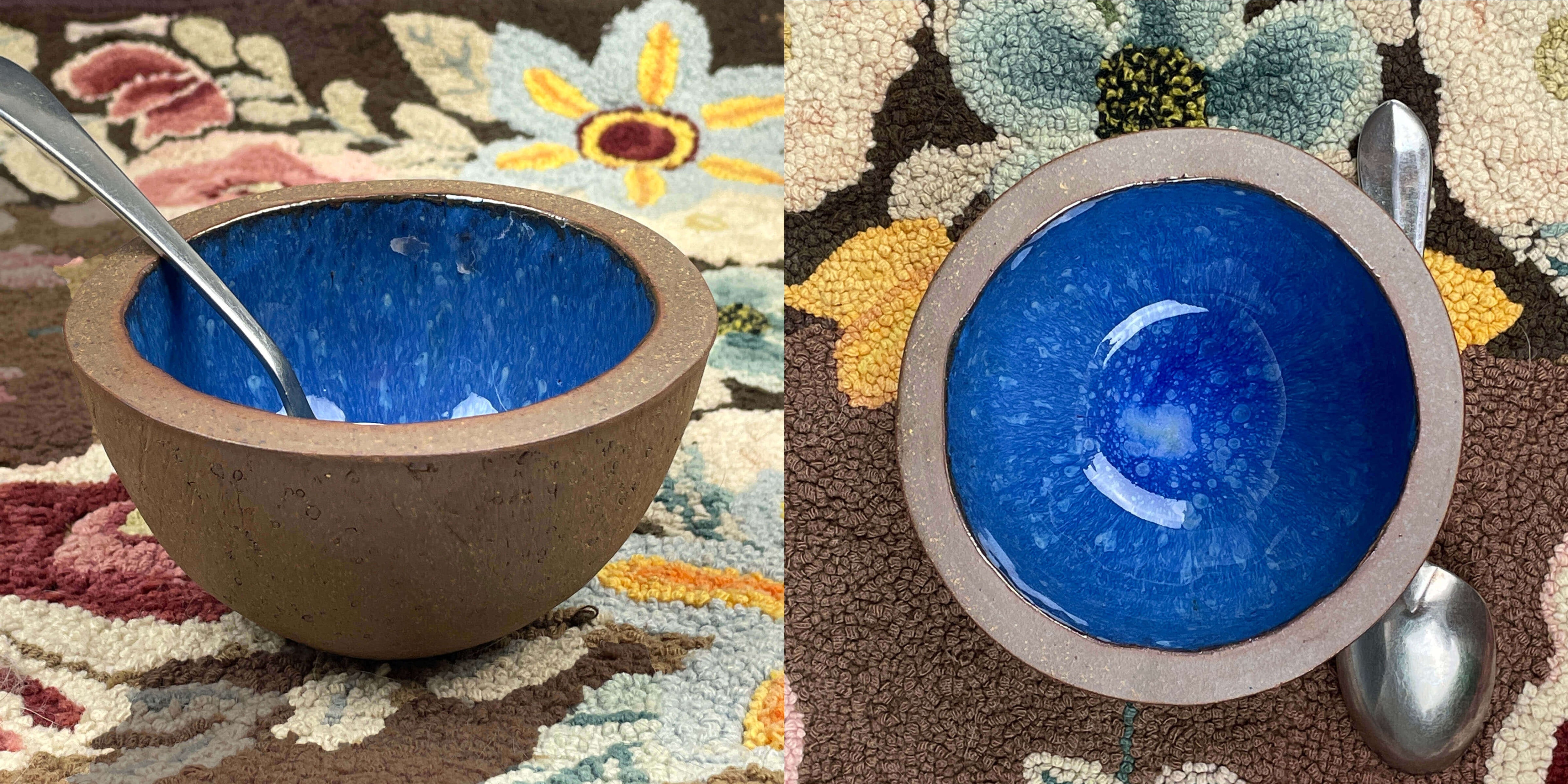 Stoneware Ramekin in Indigo Blue