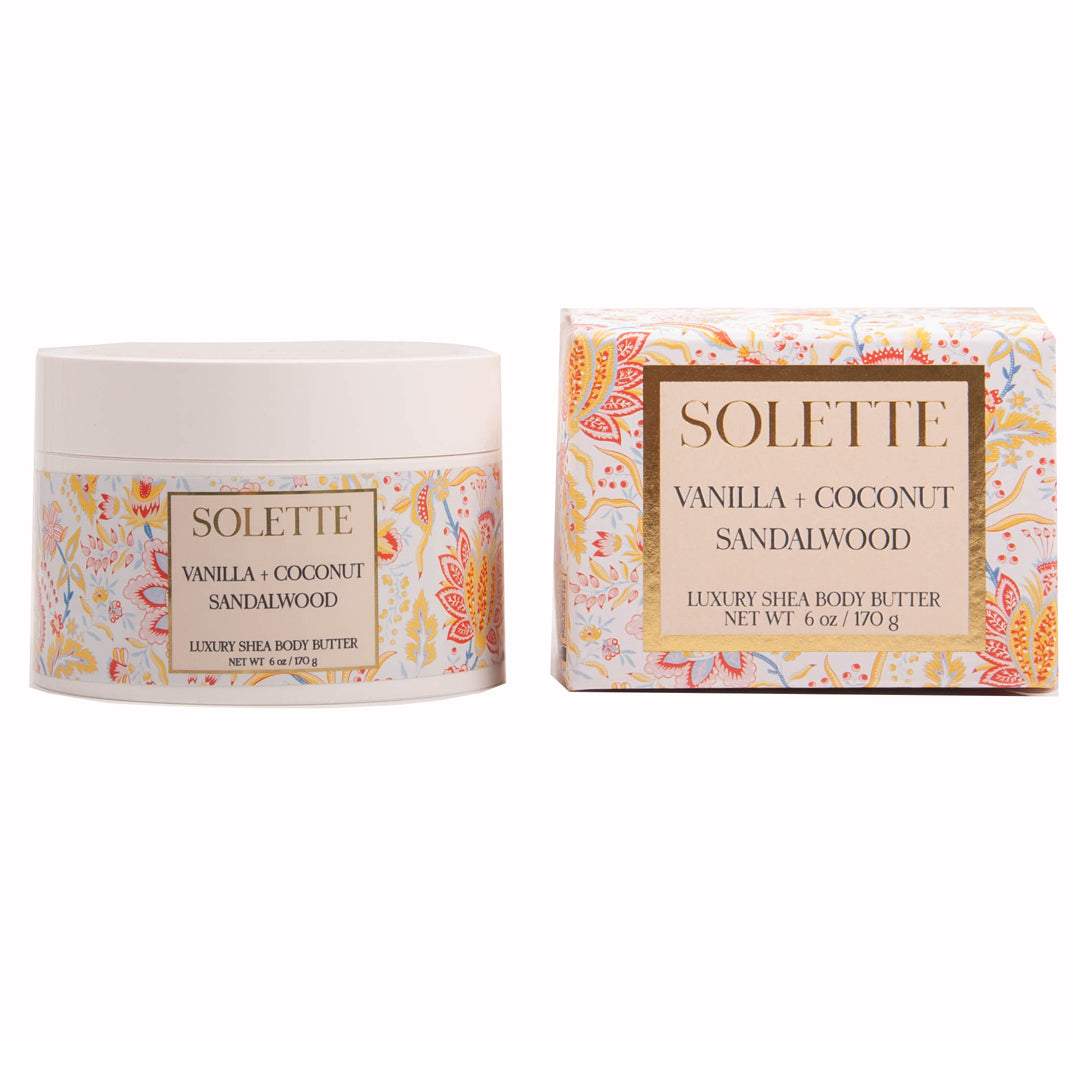 Vanilla + Coconut Sandalwood Luxury Shea Body Butter