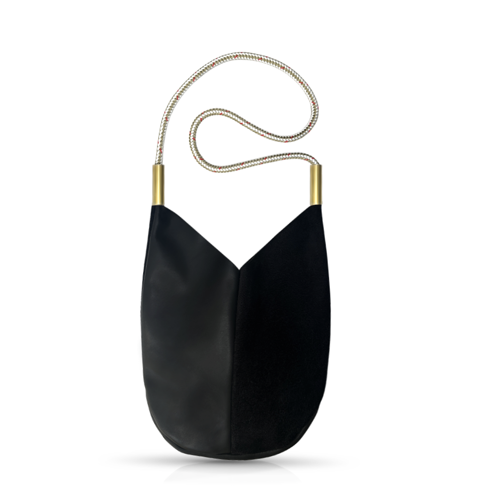 Mermaid Purse | in Black Leather