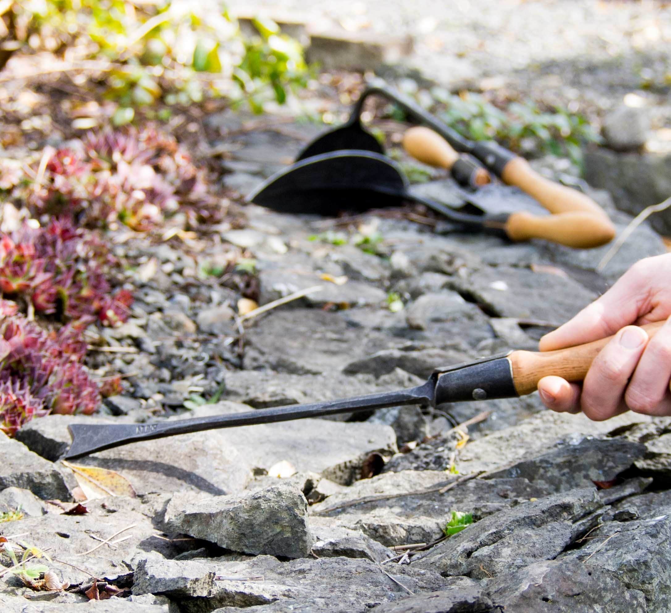 Hand Forged Garden Tool Gift Set: 3 Tool Set