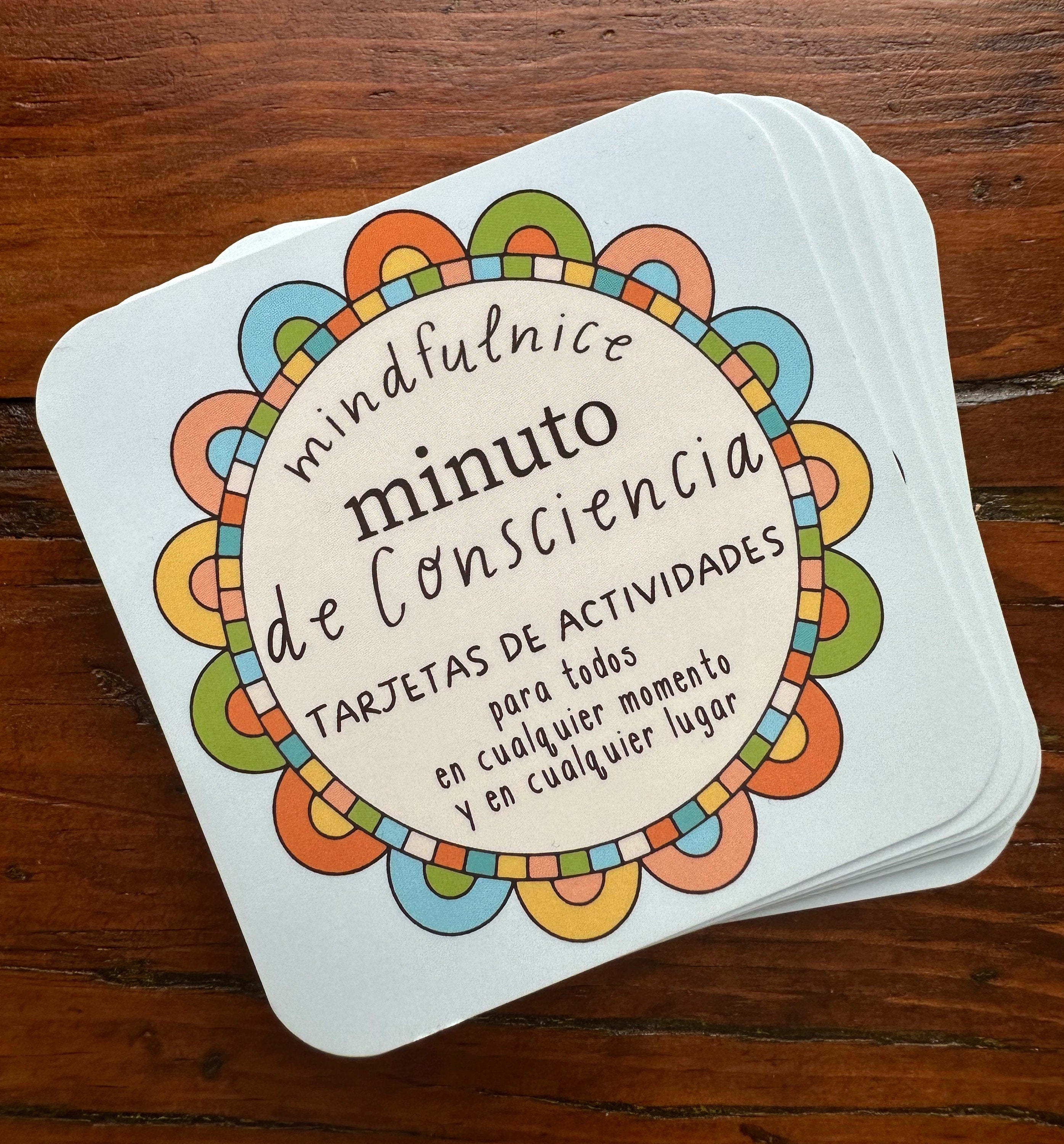 SPANISH Mindful Minute Mindfulness Activity Cards for Families, Children, & Teachers