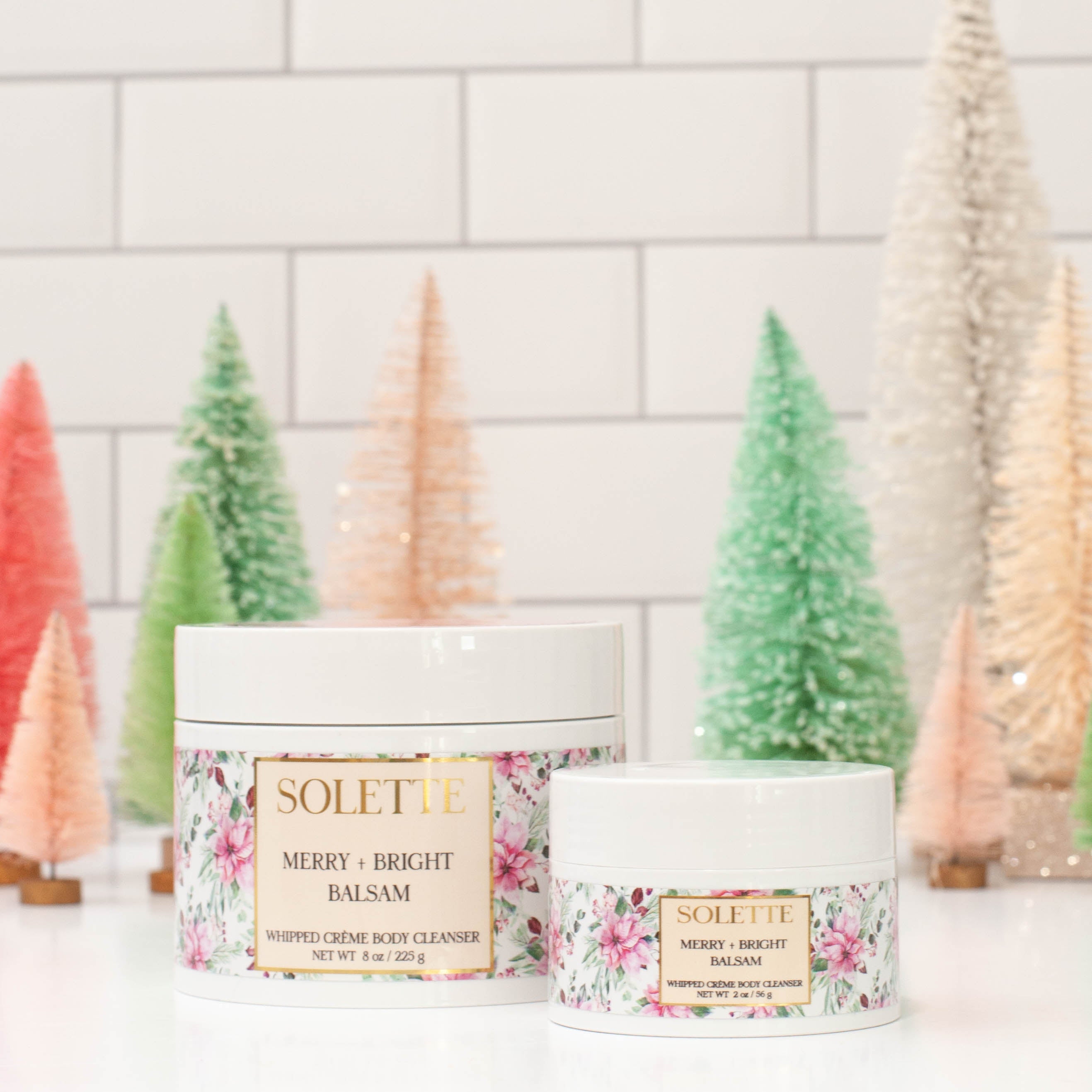 Merry + Bright Balsam Whipped Creme Body Cleanser